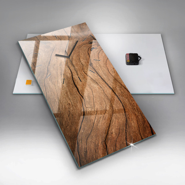 Vertikálne hodiny Staré drevo