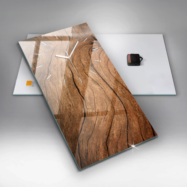 Vertikálne hodiny Staré drevo