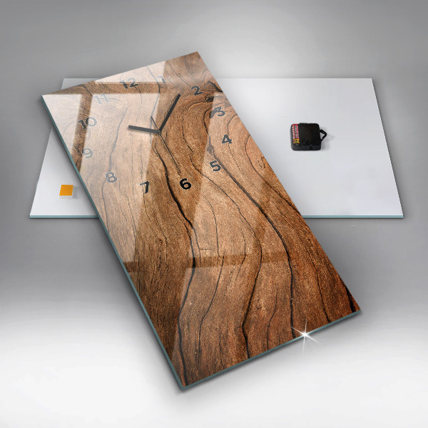 Vertikálne hodiny Staré drevo