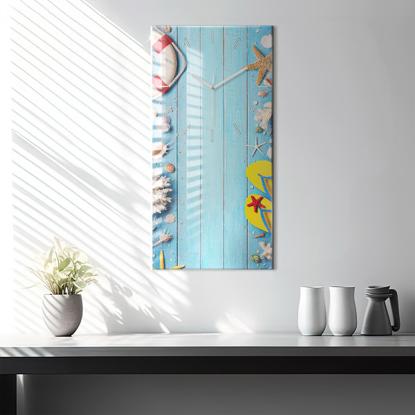 Vertikálne hodiny Plážové doplnky