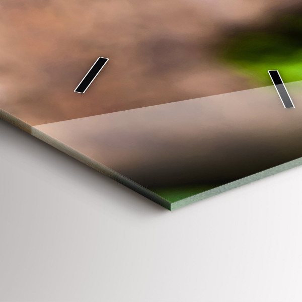 Vertikálne hodiny Listy bazalky