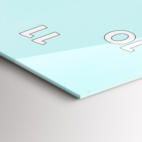 Vertikálne hodiny Zelené palmy