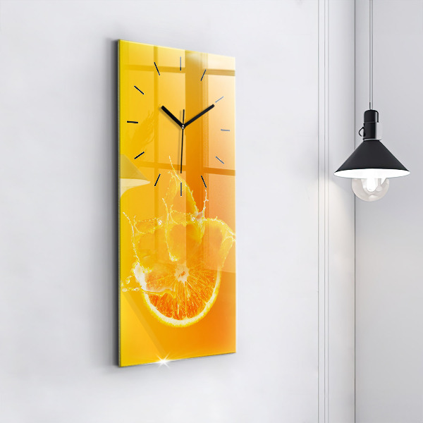 Vertikálne hodiny Oranžová