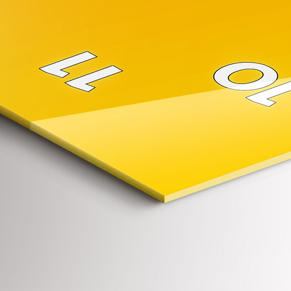 Vertikálne hodiny Oranžová