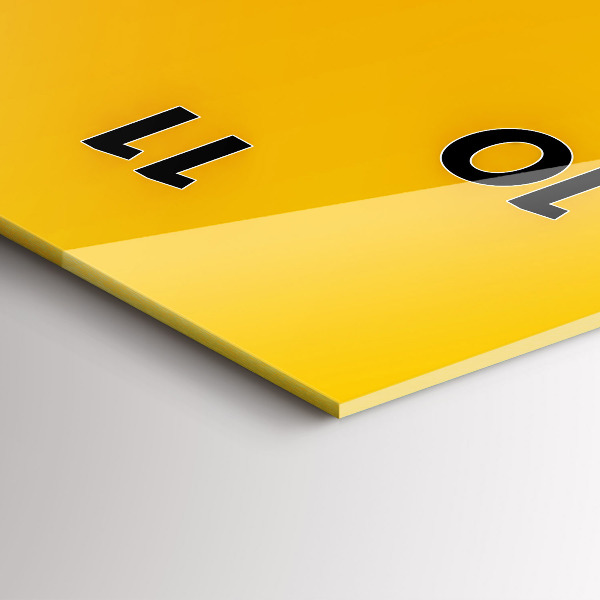 Vertikálne hodiny Oranžová