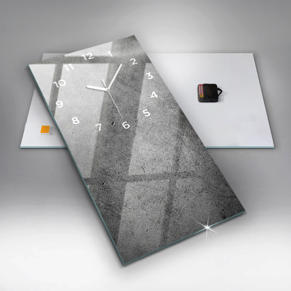 Vertikálne hodiny Priemyselná stena