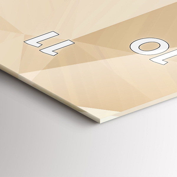 Vertikálne hodiny Abstrakcia trojuholníkov