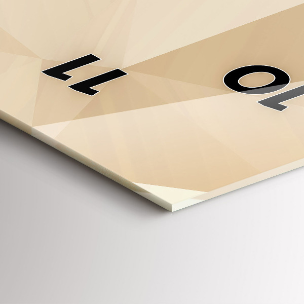 Vertikálne hodiny Abstrakcia trojuholníkov