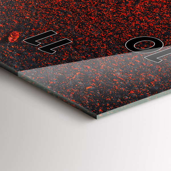 Vertikálne hodiny Korenie z červenej papriky