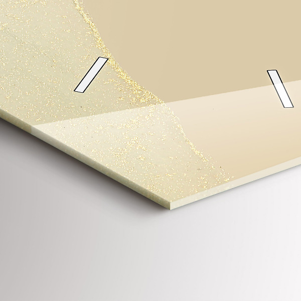 Vertikálne hodiny Farebná abstrakcia