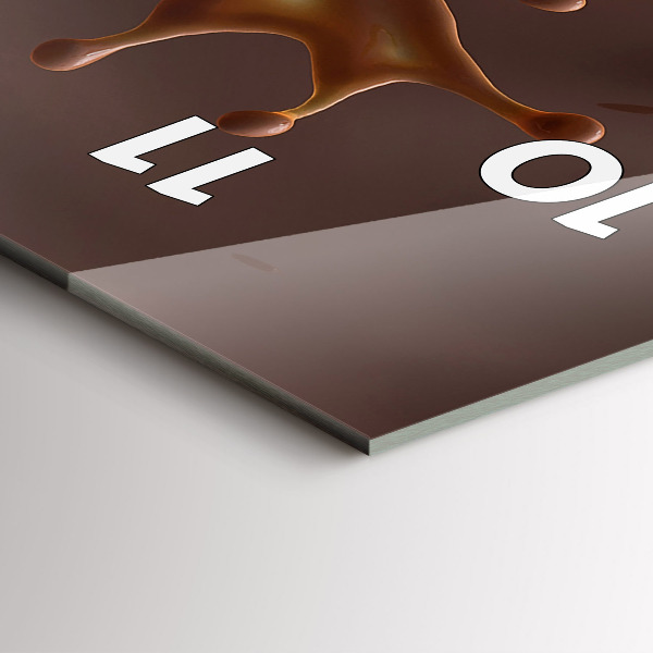 Vertikálne hodiny Kakaové vlny