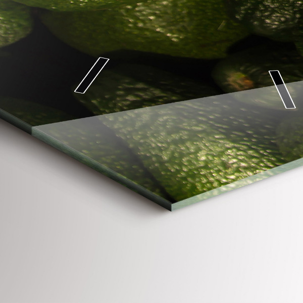 Vertikálne hodiny Avokádo