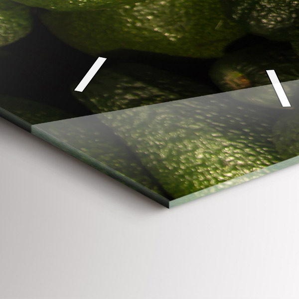 Vertikálne hodiny Avokádo