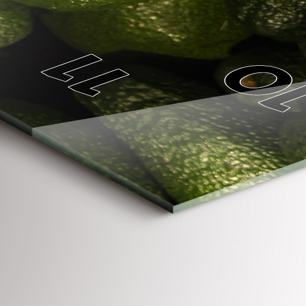 Vertikálne hodiny Avokádo