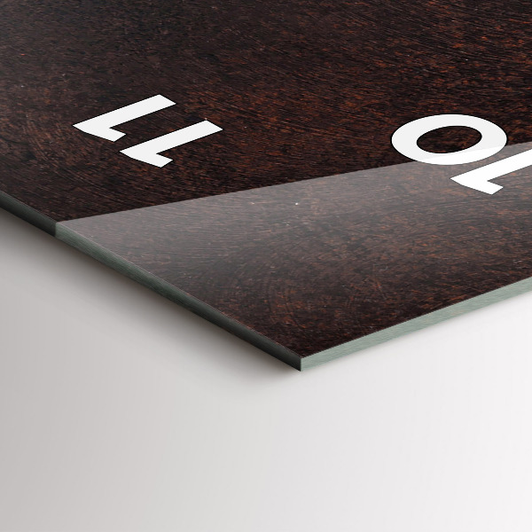 Vertikálne hodiny Šálka kávy