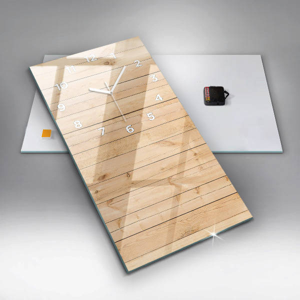 Vertikálne hodiny Drevené dosky