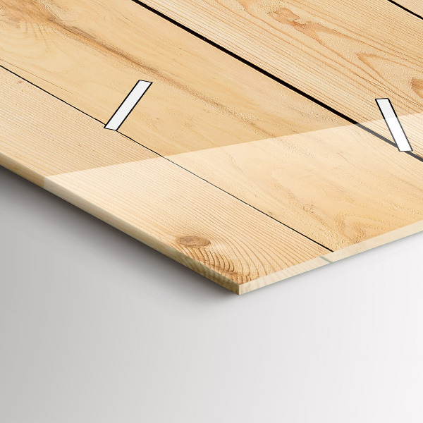 Vertikálne hodiny Drevené dosky