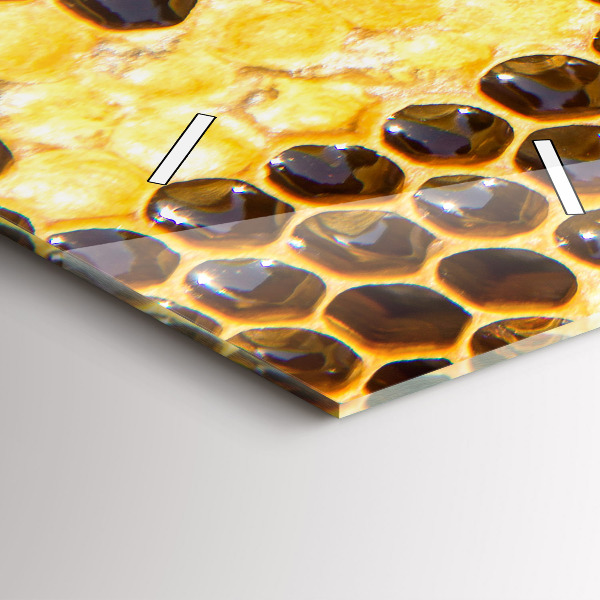 Vertikálne hodiny Honeycomb