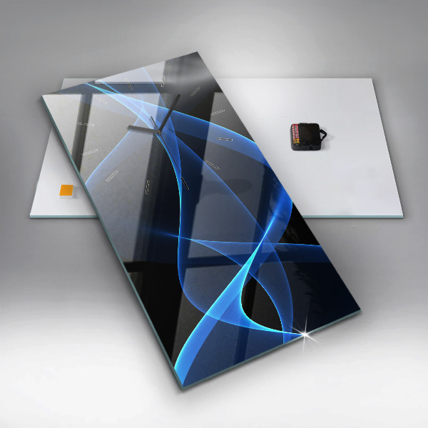 Vertikálne hodiny Modré čiary