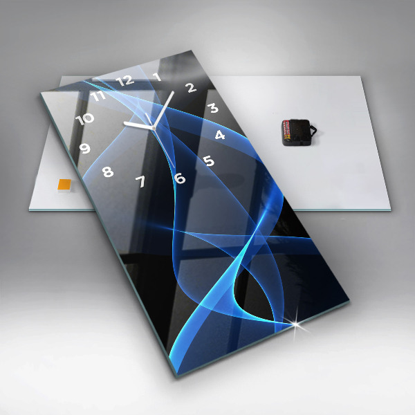 Vertikálne hodiny Modré čiary