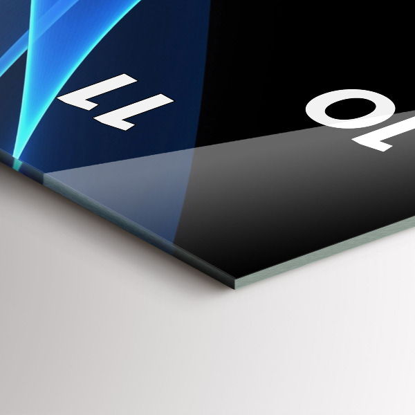 Vertikálne hodiny Modré čiary