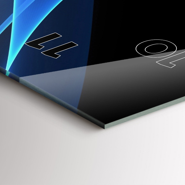 Vertikálne hodiny Modré čiary