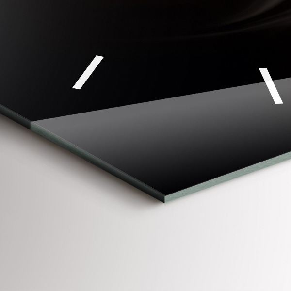 Vertikálne hodiny Šálka kávy