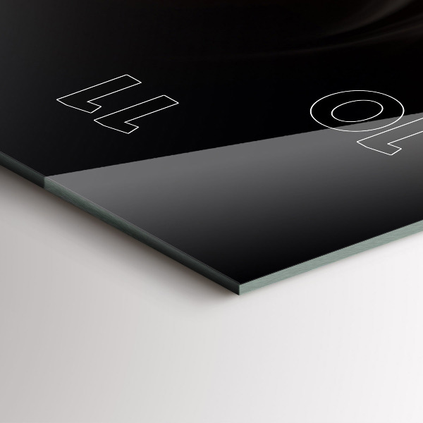 Vertikálne hodiny Šálka kávy