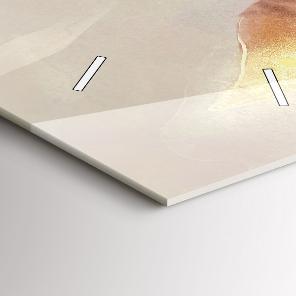 Vertikálne hodiny Abstraktné boho listy