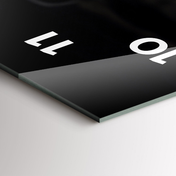 Vertikálne hodiny Šálka a kávové zrná