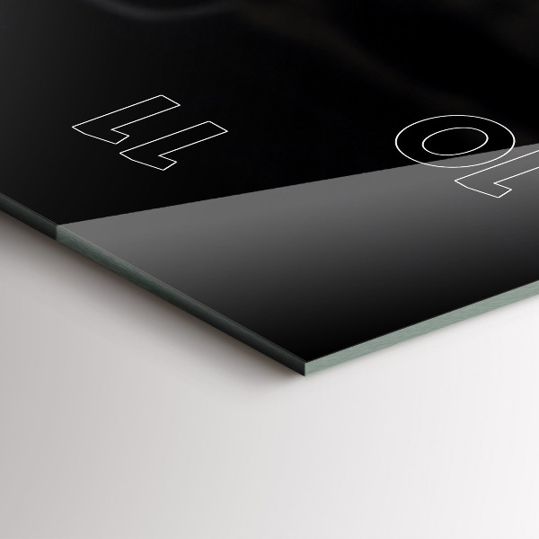 Vertikálne hodiny Šálka a kávové zrná