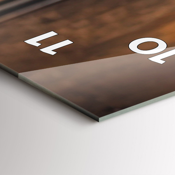 Vertikálne hodiny Šálka kávy