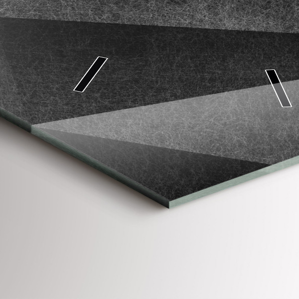 Vertikálne hodiny Geometrická abstrakcia