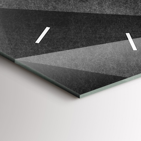 Vertikálne hodiny Geometrická abstrakcia