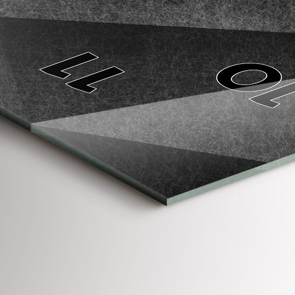 Vertikálne hodiny Geometrická abstrakcia