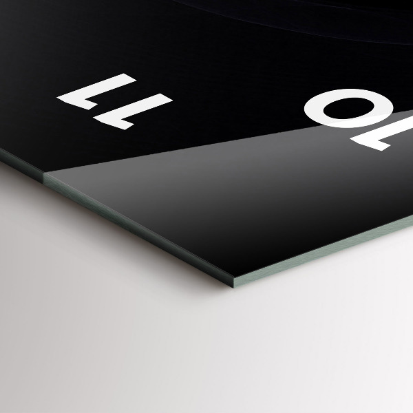 Vertikálne hodiny Fialová abstrakcia