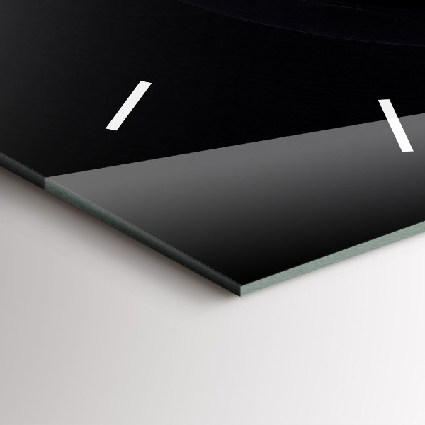 Vertikálne hodiny Fialová abstrakcia