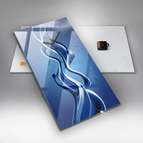 Vertikálne hodiny Abstrakcia tekutín