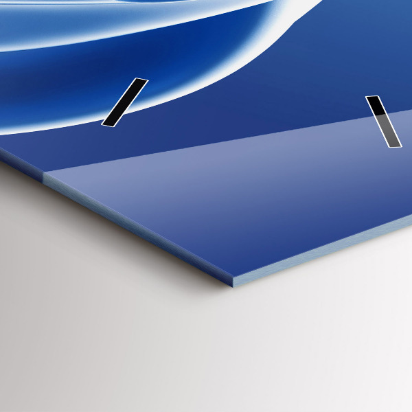 Vertikálne hodiny Abstrakcia tekutín