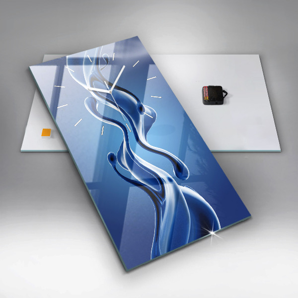 Vertikálne hodiny Abstrakcia tekutín