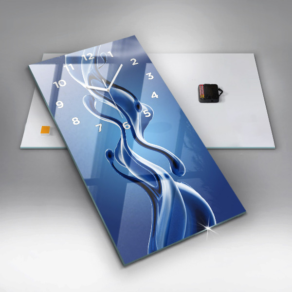 Vertikálne hodiny Abstrakcia tekutín