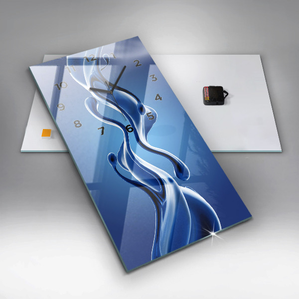 Vertikálne hodiny Abstrakcia tekutín