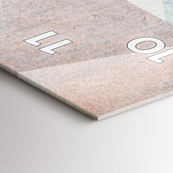 Vertikálne hodiny Trojuholníky abstraktné textúry