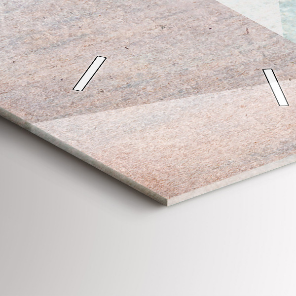 Vertikálne hodiny Trojuholníky abstraktné textúry