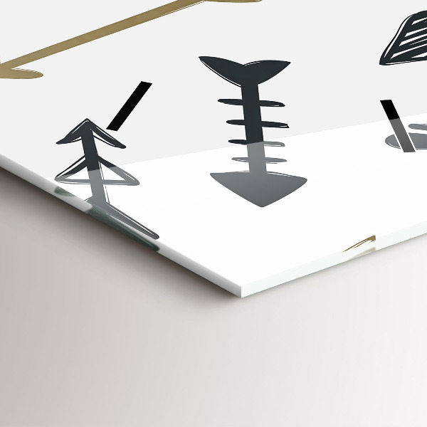 Vertikálne hodiny Geometrický bedrový vzor