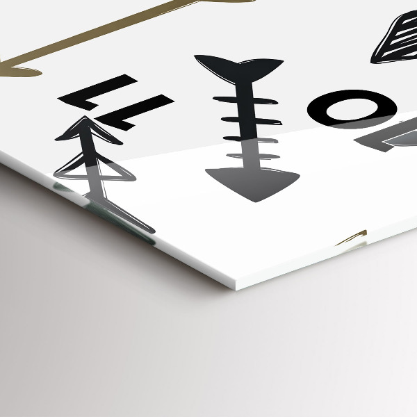 Vertikálne hodiny Geometrický bedrový vzor