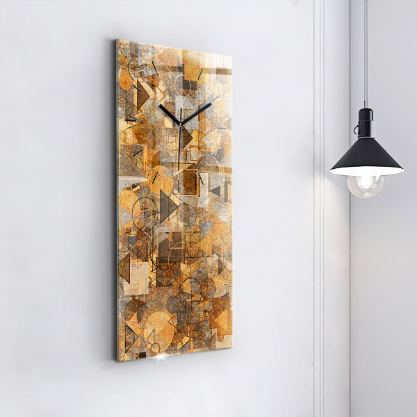 Vertikálne hodiny Geometrické tvary