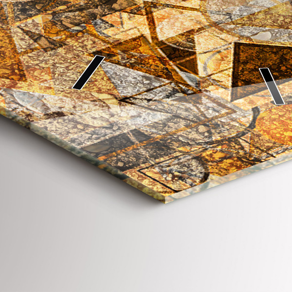 Vertikálne hodiny Geometrické tvary