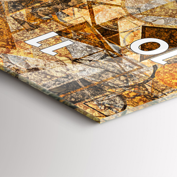 Vertikálne hodiny Geometrické tvary