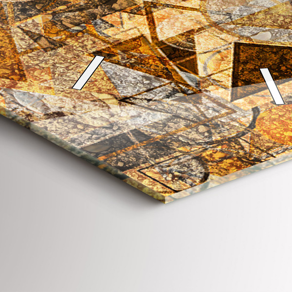 Vertikálne hodiny Geometrické tvary